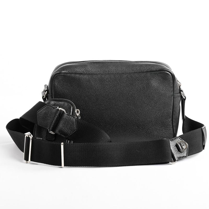 Prada Shoulder Bag Leather Black