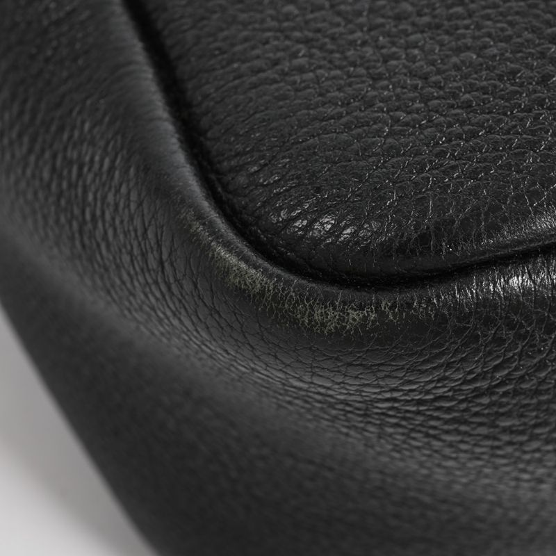 Prada Shoulder Bag Leather Black