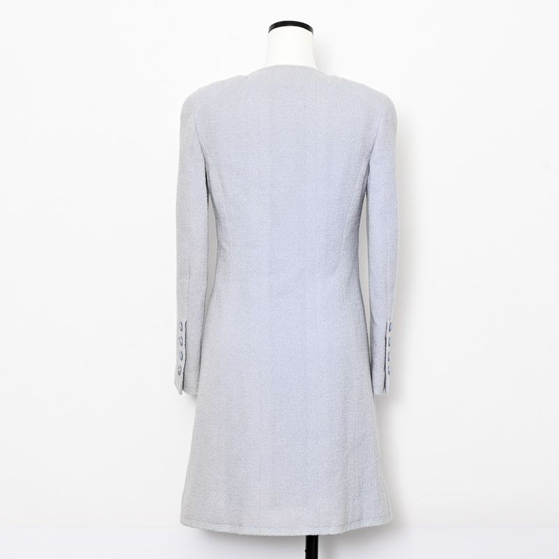 Chanel Suit Set Wool Light Blue