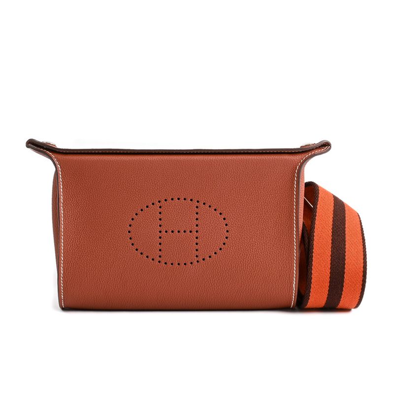 Hermes Shoulder Bag Vidposh Brown Sienne