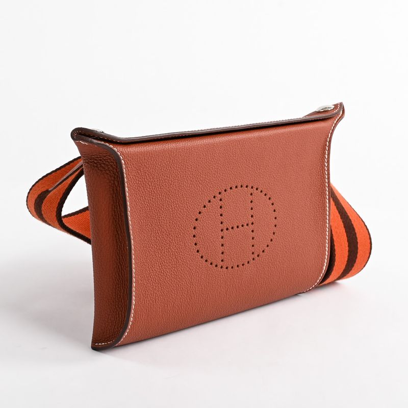 Hermes Shoulder Bag Vidposh Brown Sienne