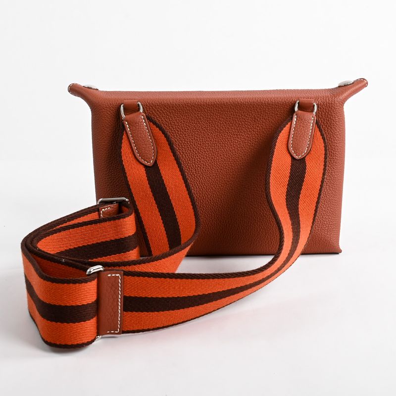 Hermes Shoulder Bag Vidposh Brown Sienne