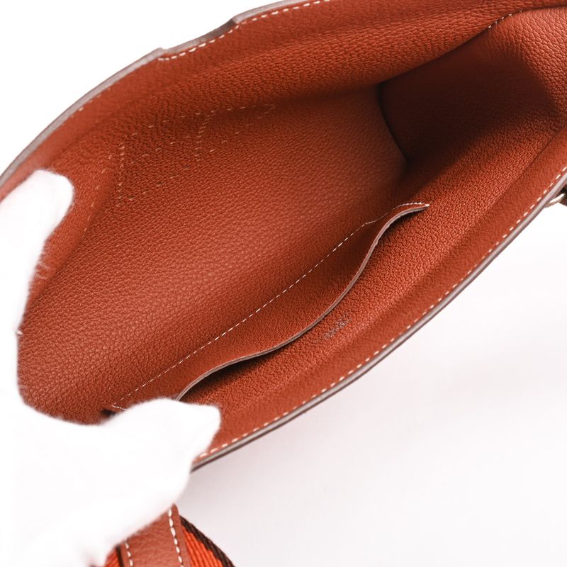 Hermes Shoulder Bag Vidposh Brown Sienne