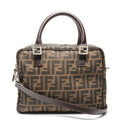 Fendi Handbag Zucca Canvas 2-Way