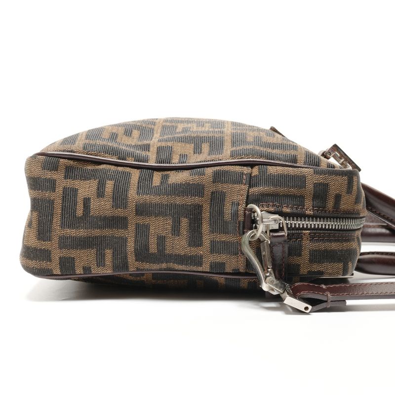 Fendi Handbag Zucca Canvas 2-Way