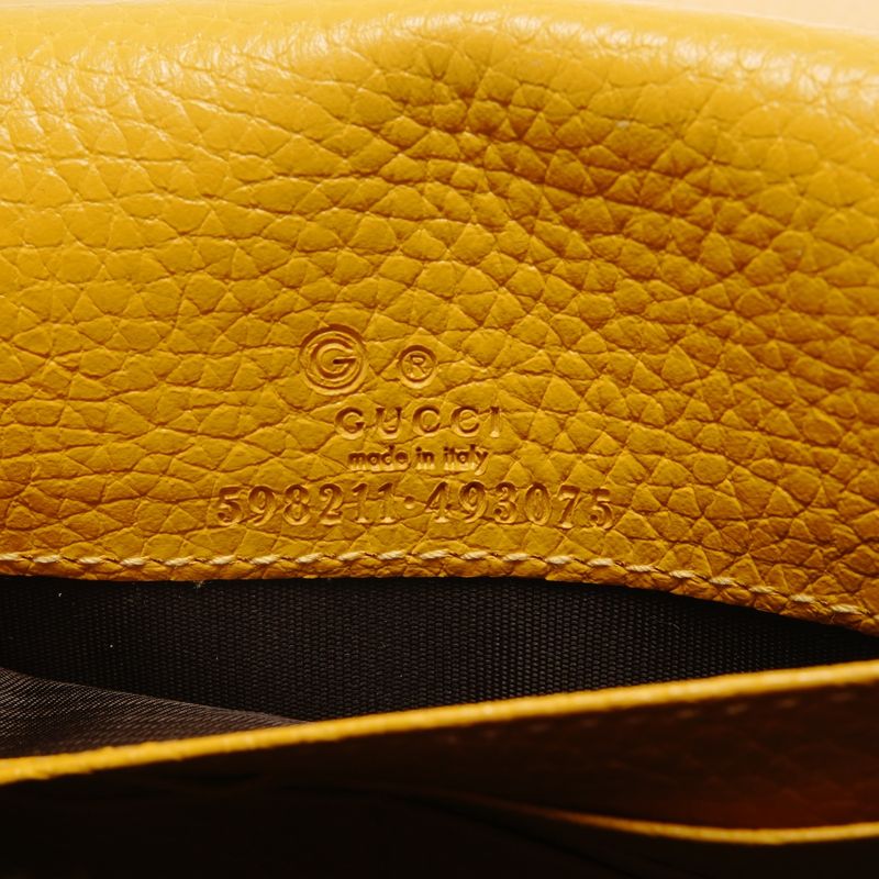 Gucci Shoulder Bag Soho Stitch Chain Wallet