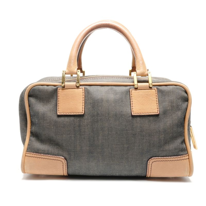 Loewe Handbag Amazona 28 Denim Beads