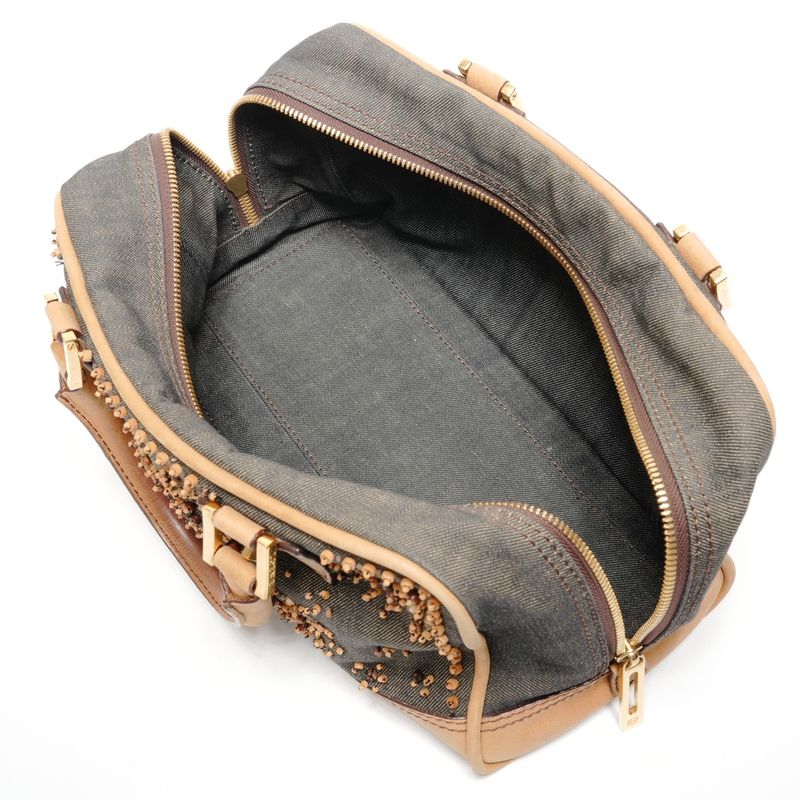 Loewe Handbag Amazona 28 Denim Beads