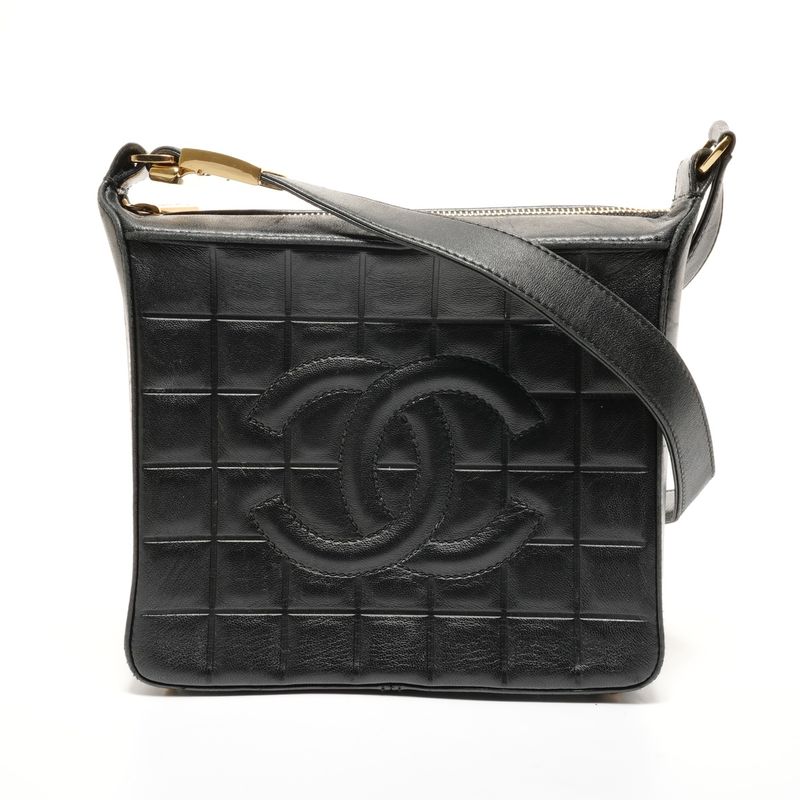 Chanel Shoulder Bag Choco Bar
