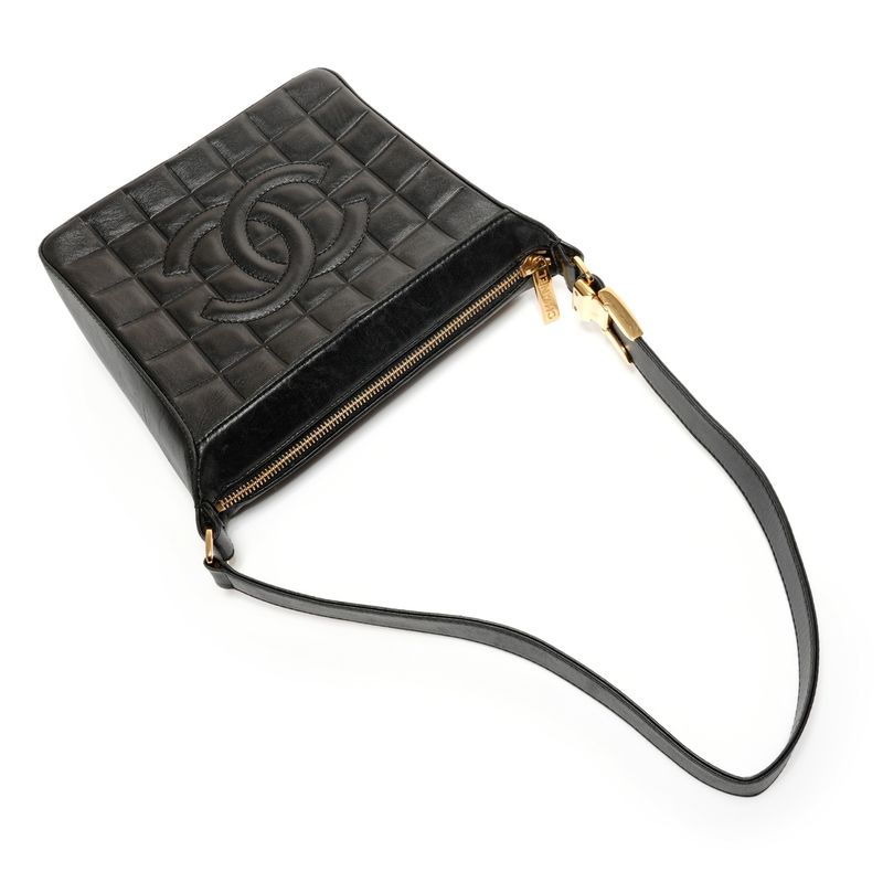 Chanel Shoulder Bag Choco Bar