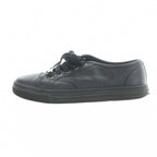 Gucci Low Cut Sneakers Shoes Leather Logo 35.5 Black