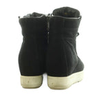 Prada Sport High Cut Sneakers Shoes Thick Sole Suede 35.5 Black