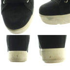 Prada Sport High Cut Sneakers Shoes Thick Sole Suede 35.5 Black