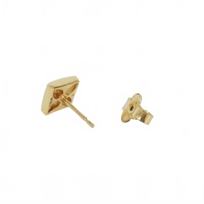 Louis Vuitton Earrings Cles Adjustable Lock Gold