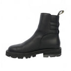 Celine Margaret Double Buckle Chelsea Boots Short 36 Black