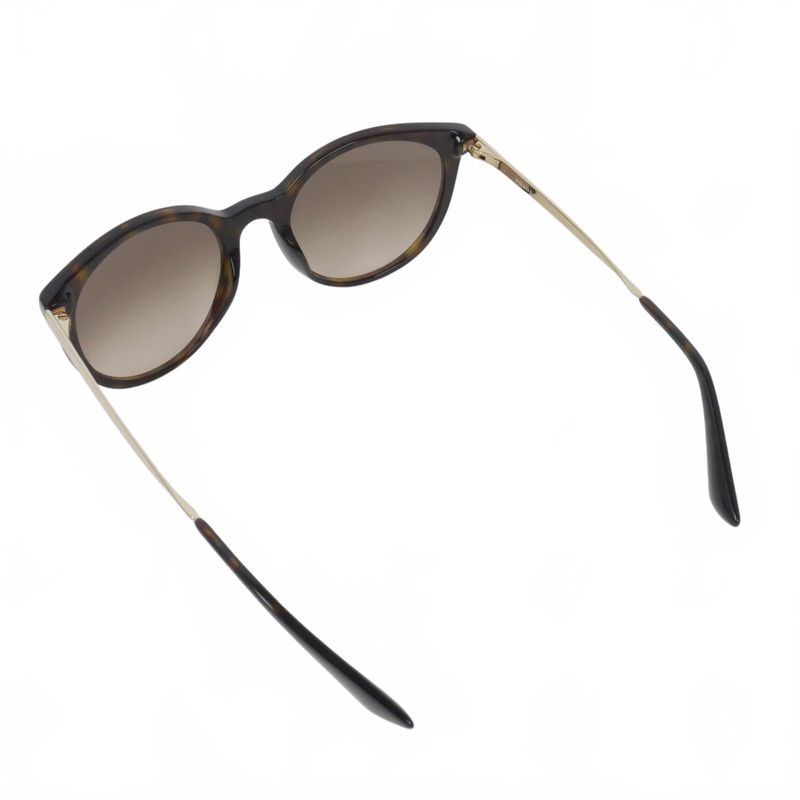Prada Wellington Sunglasses Tortoiseshell Pattern Metal Frame