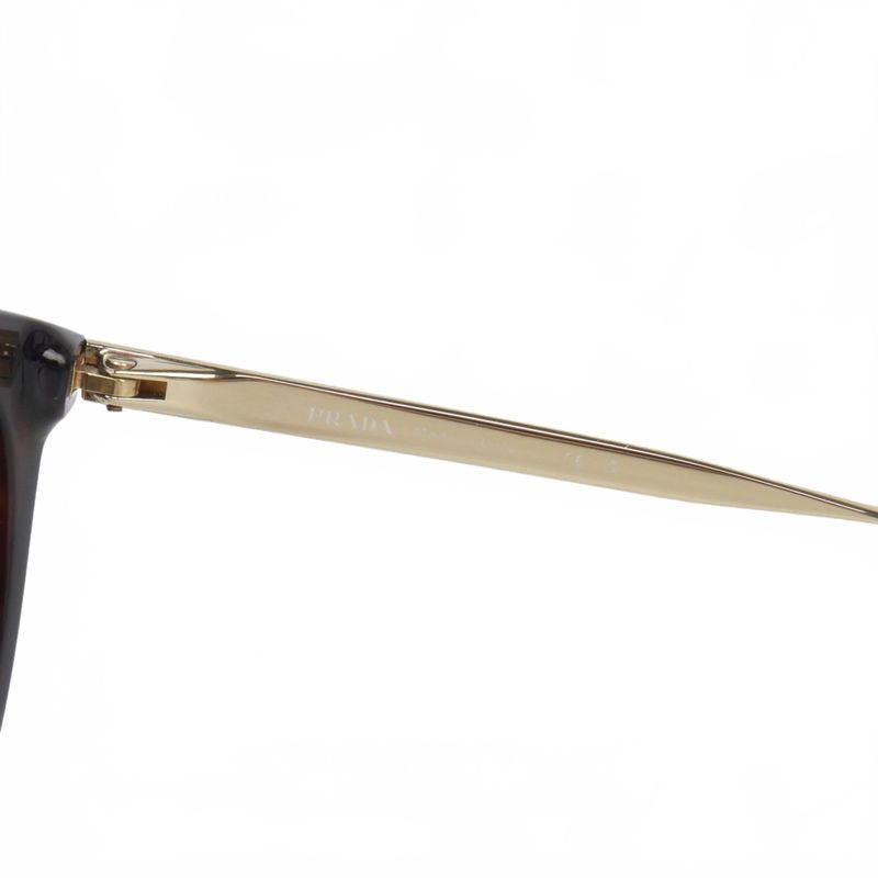 Prada Wellington Sunglasses Tortoiseshell Pattern Metal Frame
