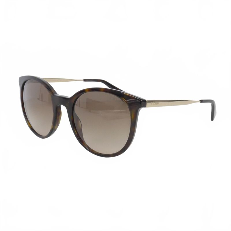 Prada Wellington Sunglasses Tortoiseshell Pattern Metal Frame