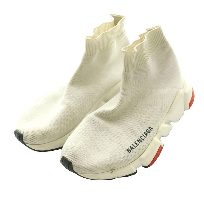 Balenciaga Speedtrainer Socks Sneakers Logo Us6 Gray SS