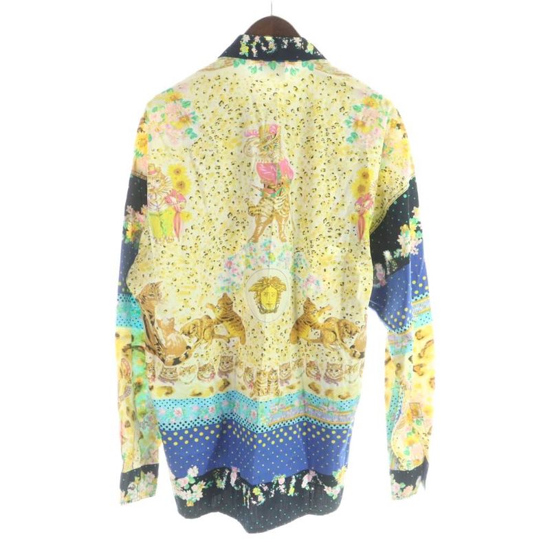 Versace Jeans Couture Casual Shirt Graphic Print Long
