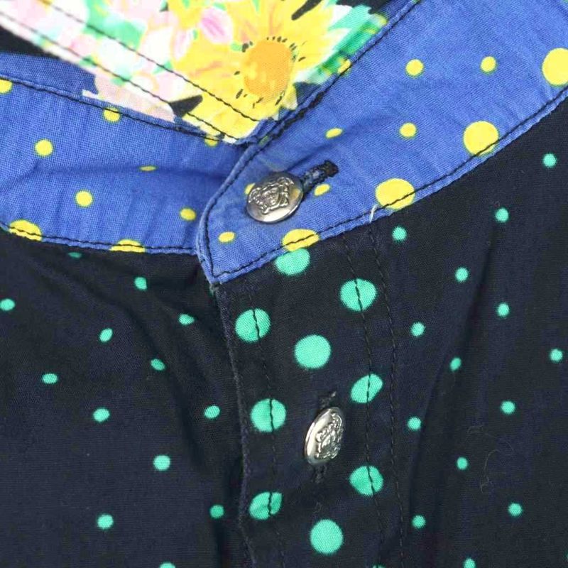 Versace Jeans Couture Casual Shirt Graphic Print Long