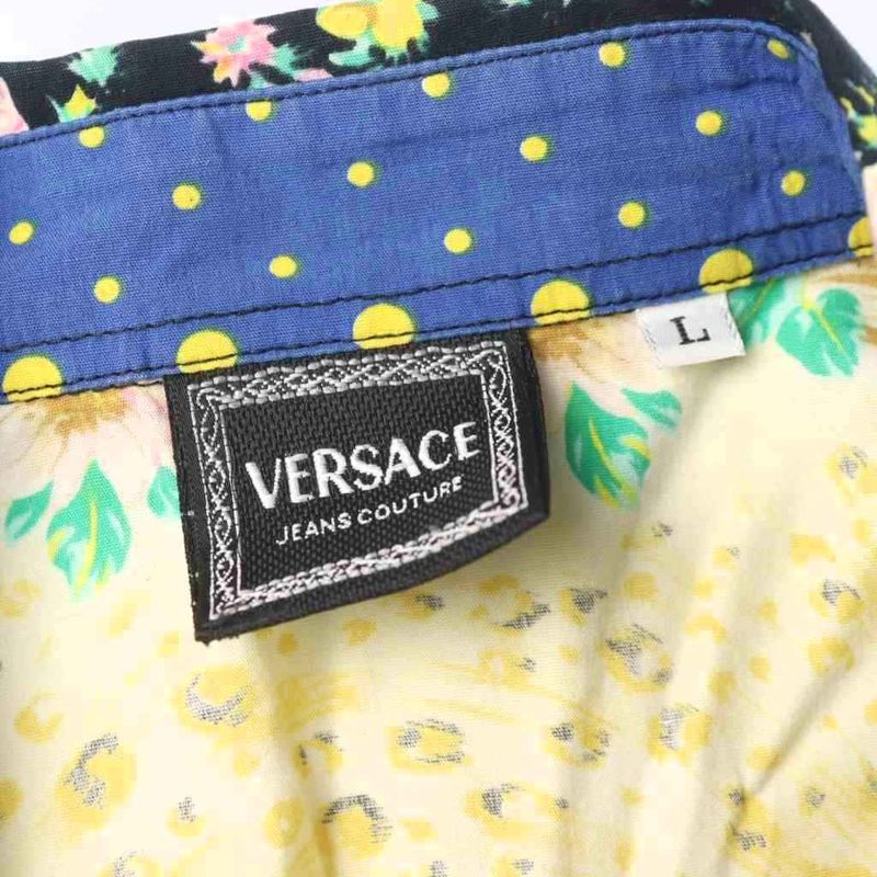 Versace Jeans Couture Casual Shirt Graphic Print Long