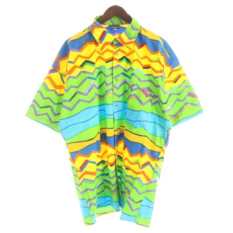 Versace Jeans Couture Casual Shirt Short Sleeve All Pattern Greca Mw