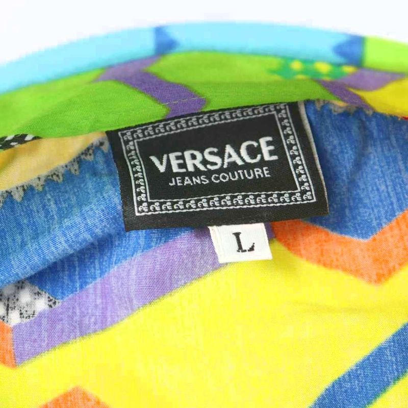 Versace Jeans Couture Casual Shirt Short Sleeve All Pattern Greca Mw