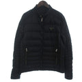 Prada Down Jacket Triangle Plate Black 52