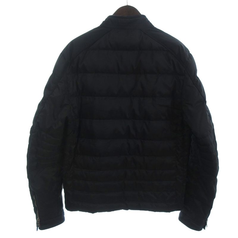 Prada Down Jacket Triangle Plate Black 52