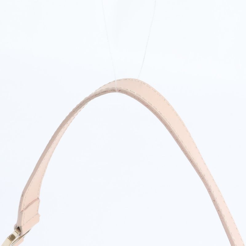 Fendi Zucchino Leather Canvas Shoulder Bag