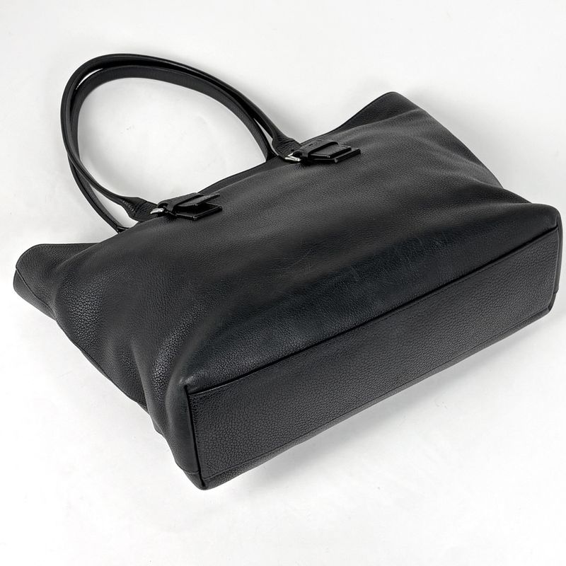 Louis Vuitton Cabas Voyage Tote Leather Noir Black