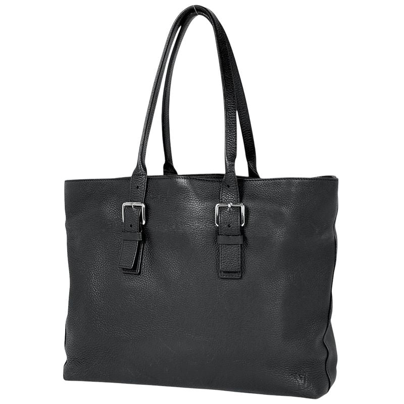 Louis Vuitton Cabas Voyage Tote Leather Noir Black