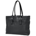 Louis Vuitton Cabas Voyage Tote Leather Noir Black