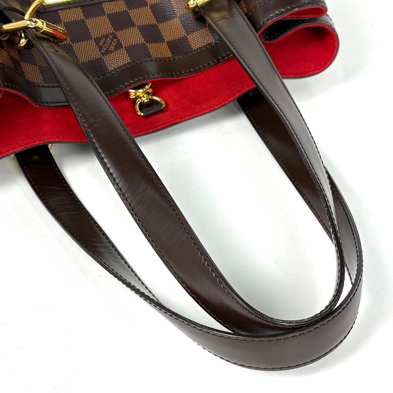 Louis Vuitton Hampstead MM Shoulder Bag Tote Damier Brown