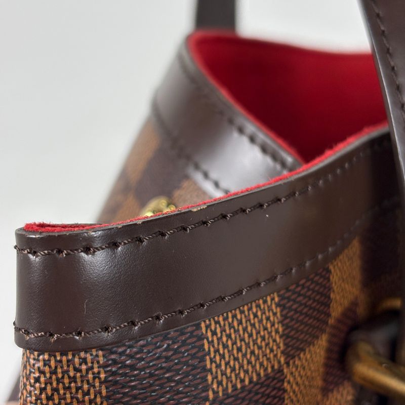 Louis Vuitton Hampstead MM Shoulder Bag Tote Damier Brown