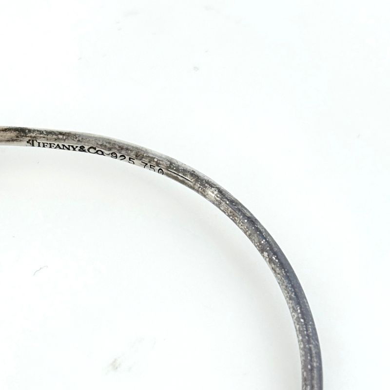 Tiffany & Co Hook Eye Bangle Love Knot Bracelet