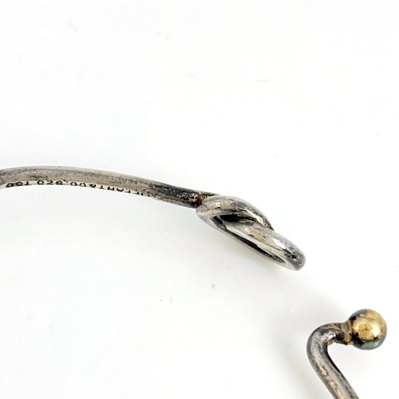 Tiffany & Co Hook Eye Bangle Bracelet Love Knot