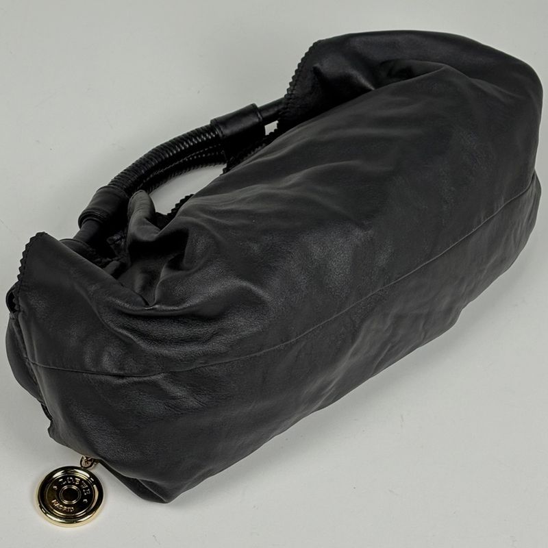 Loewe Nappa Aire Handbag Anagram Leather Black