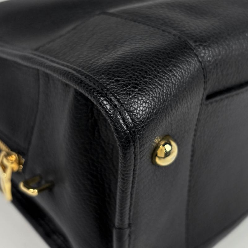 Loewe Amazona 36 Anagram Handbag Leather Black