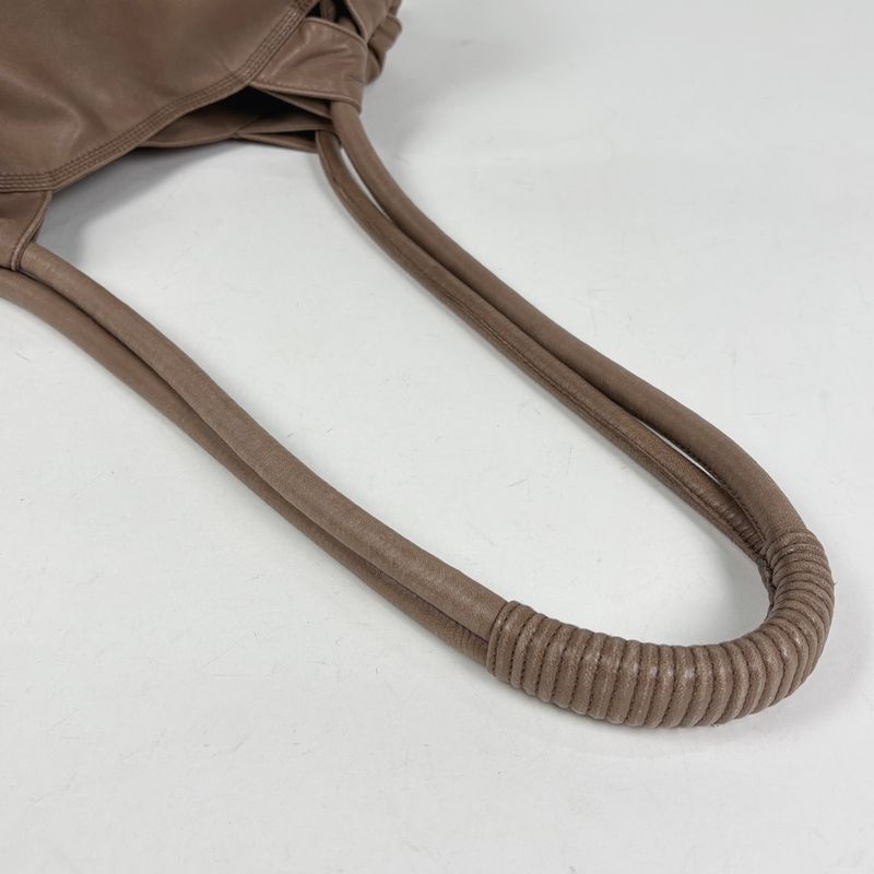 Loewe Nappa Aire Shoulder Bag Anagram Tote Leather Brown