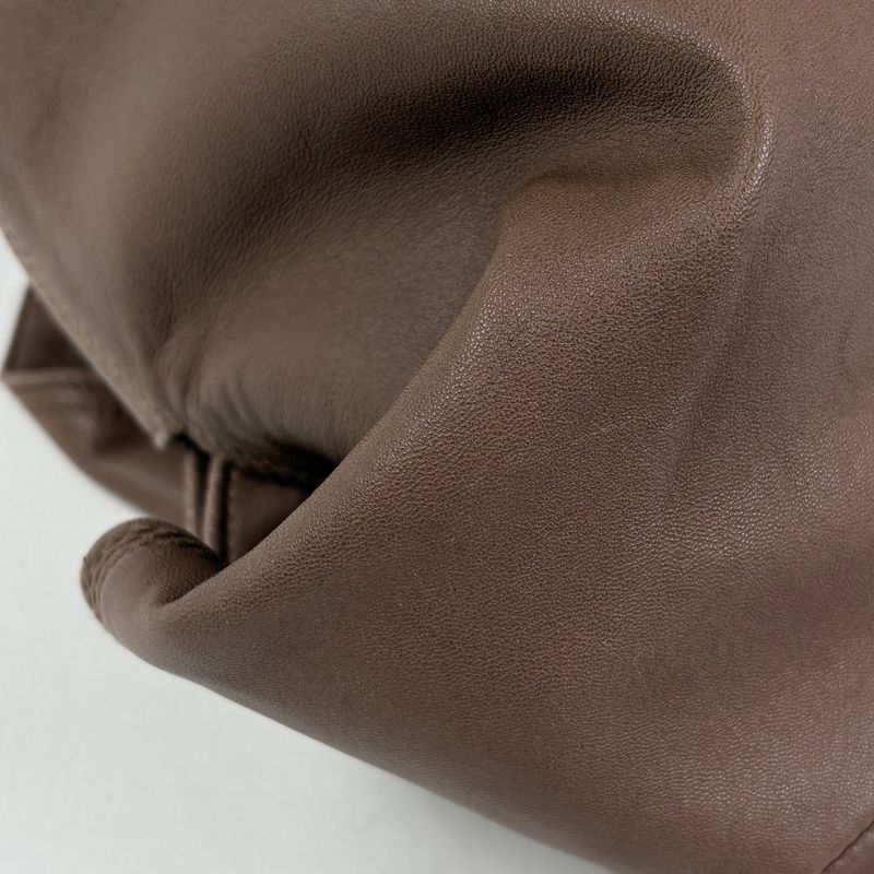 Loewe Nappa Aire Shoulder Bag Anagram Tote Leather Brown