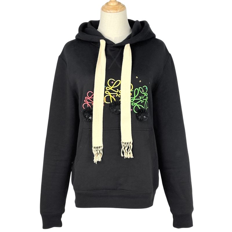 Loewe Anagram Hoodie Embroidery Studio Ghibli Spirited Away Top Cotton
