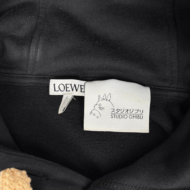 Loewe Anagram Hoodie Embroidery Studio Ghibli Spirited Away Top Cotton