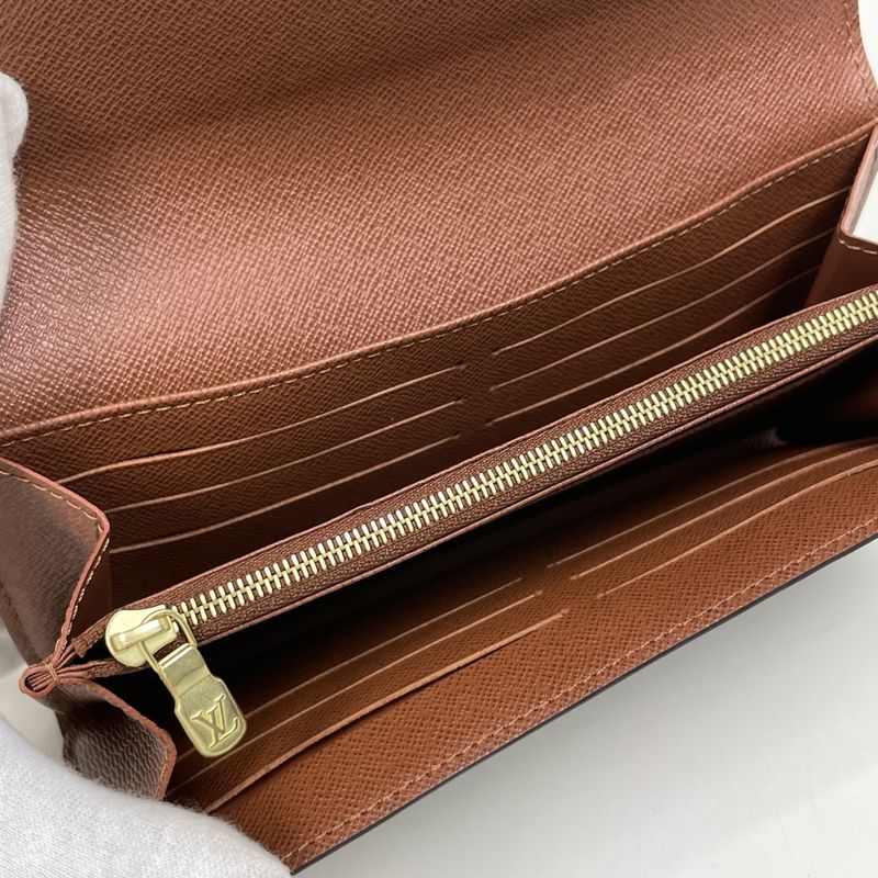 Louis Vuitton Portefeuille Sarah Bifold Wallet Monogram Brown