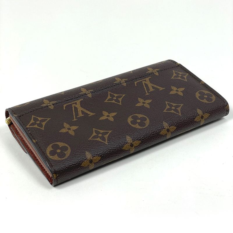 Louis Vuitton Portefeuille Sarah Bifold Wallet Monogram Brown