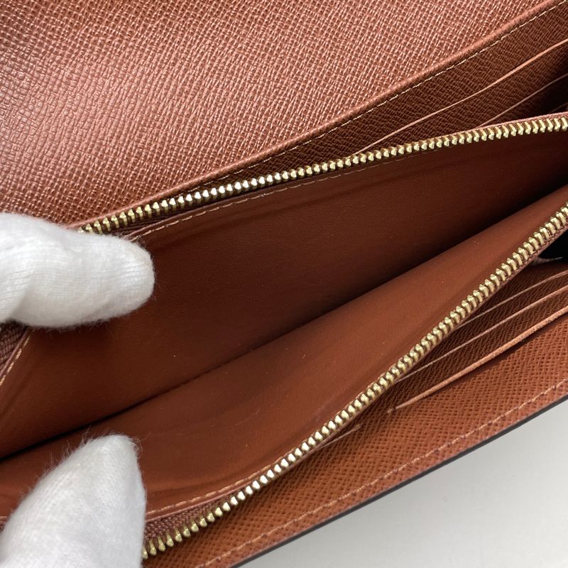 Louis Vuitton Portefeuille Sarah Bifold Wallet Monogram Brown