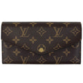 Louis Vuitton Portefeuille Sarah Bifold Wallet Monogram Brown