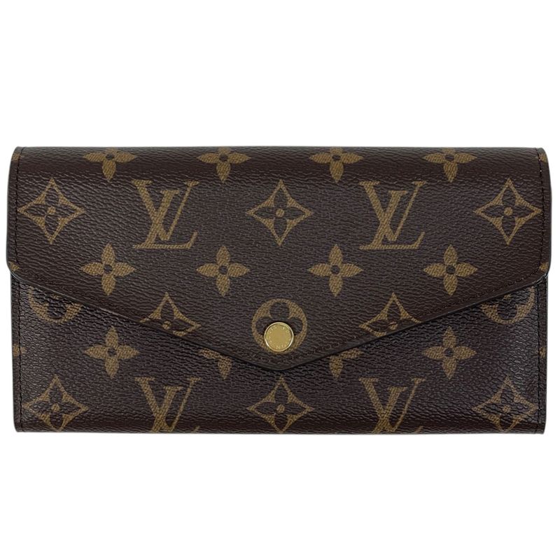 Louis Vuitton Portefeuille Sarah Bifold Wallet Monogram Brown