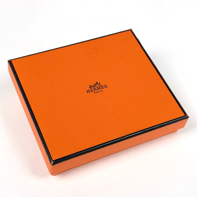Hermes Azap Silk in Compact Zip Around Scarf Bifold Wallet Veau Veil Verfiz